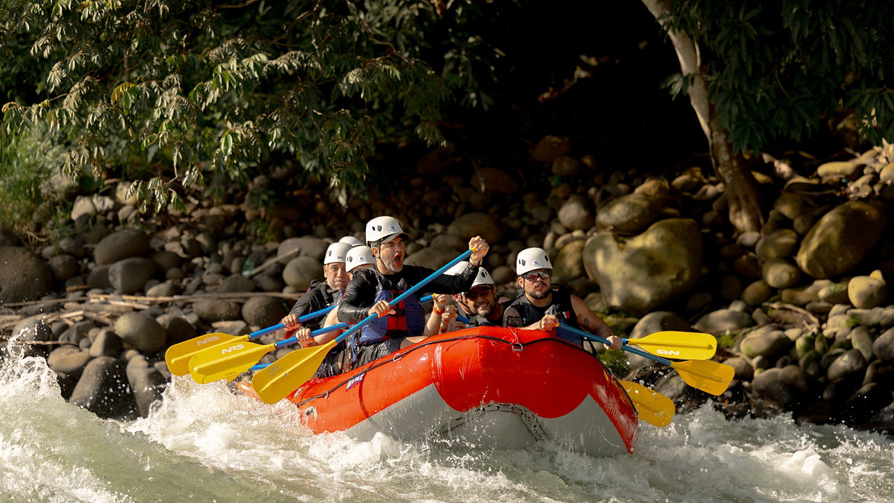Whitewater rafting
