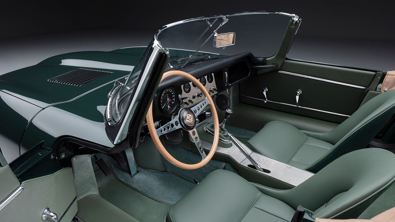 Jaguar E-Type OTS interior