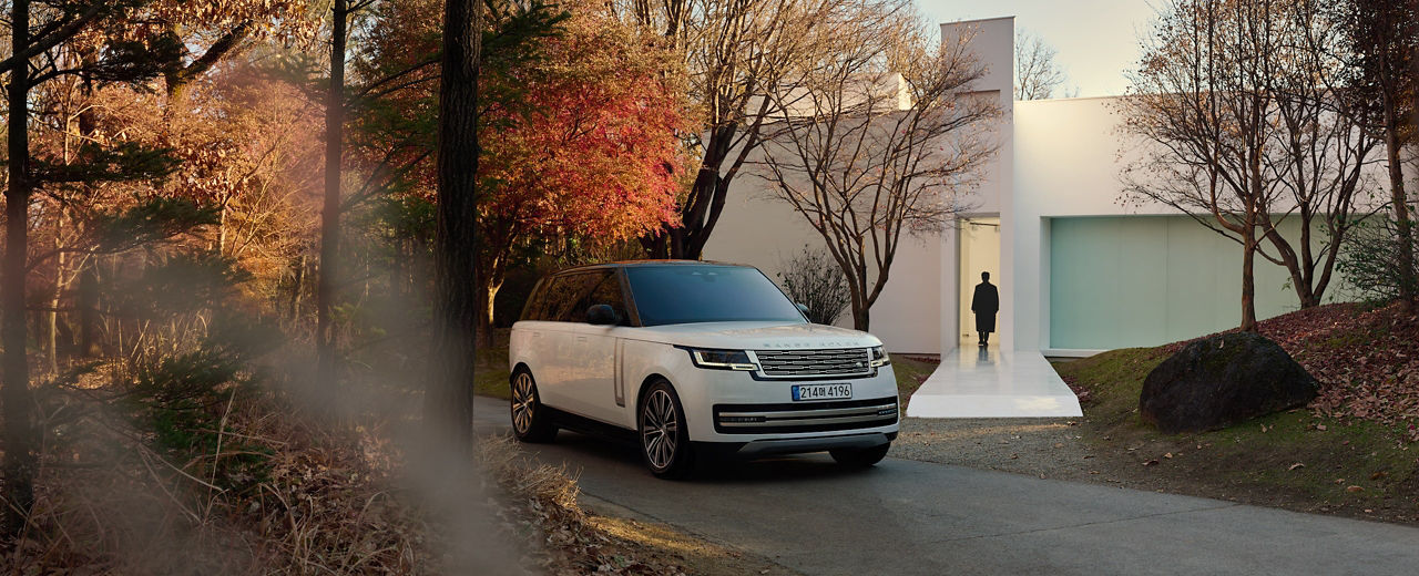 Range Rover Parked outside the banglow