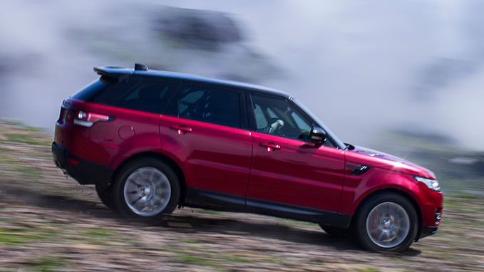 Red Range Rover