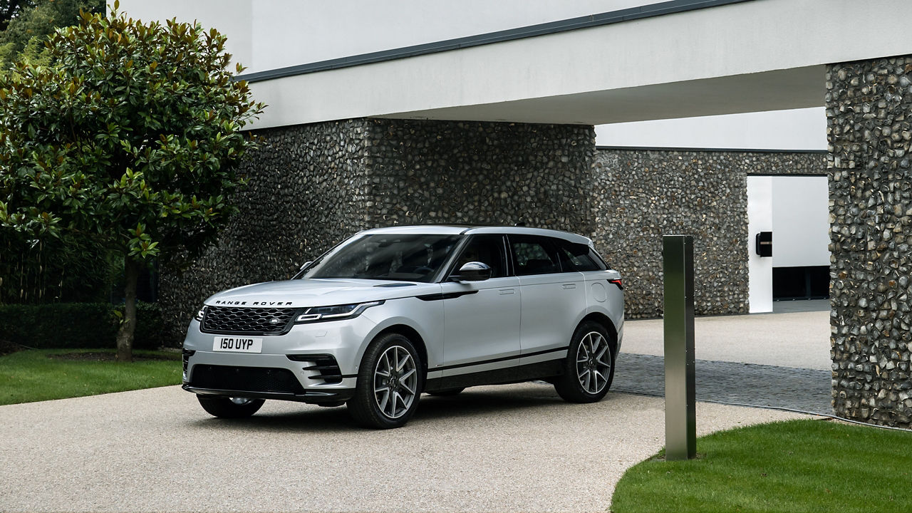 Parked Velar In Front of Villa