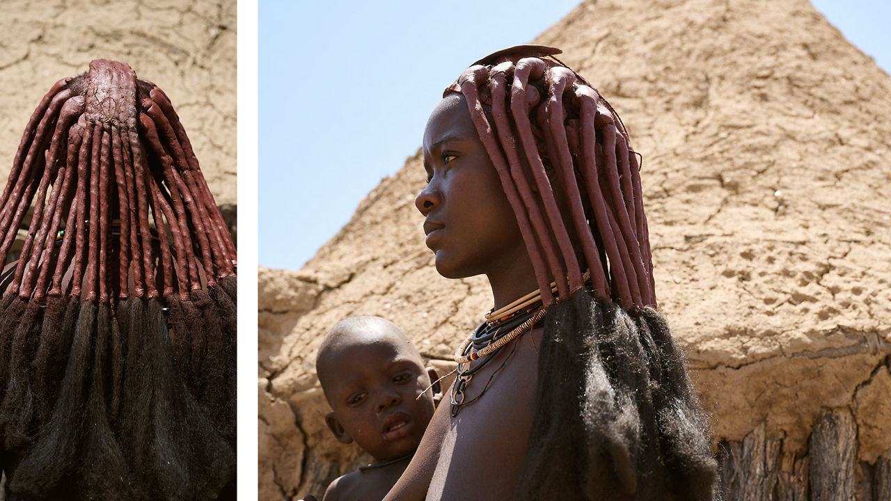 Woman Clay Braids