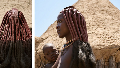 Woman Clay Braids