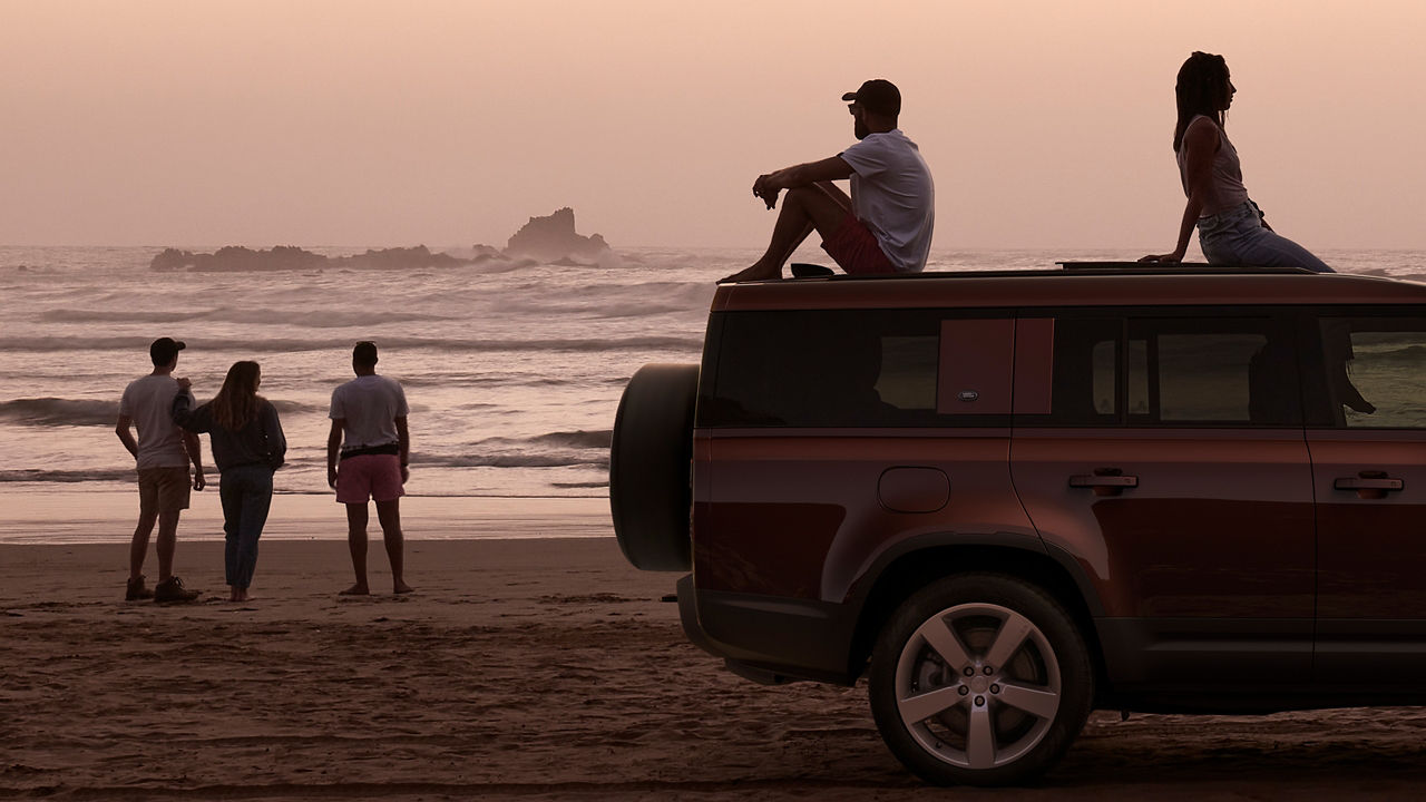 Defender on Beach