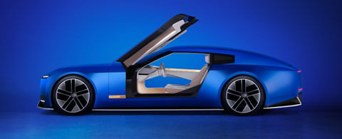 Future Jaguar side door open