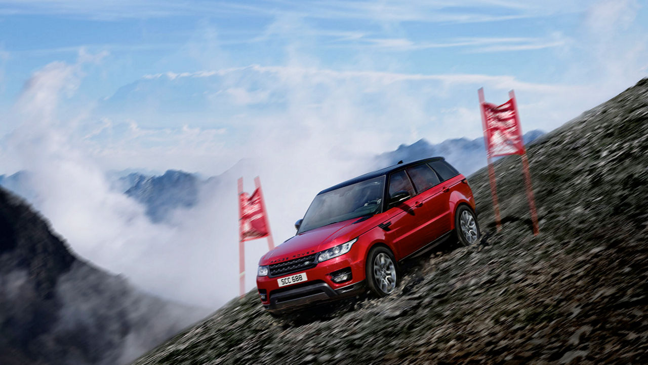  RANGE ROVER SPORT DOWNHILL CHALLENGE