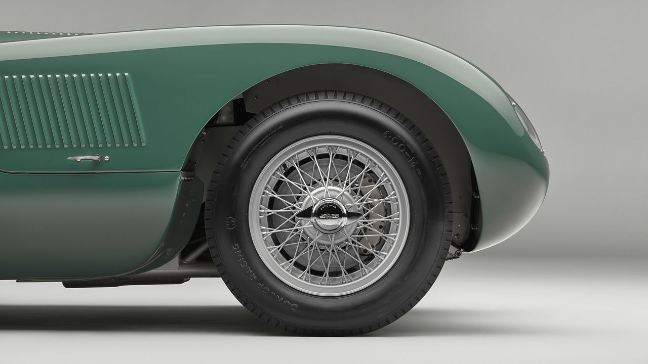 Jaguar C-Type Wheel Details