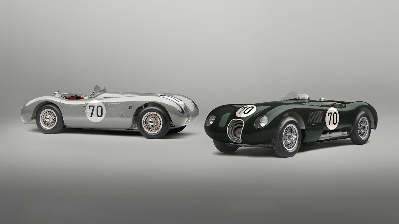 Jaguar C-Type Cars Studio Shot