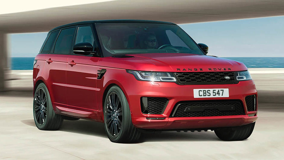 Range Rover Sport in red