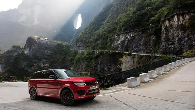 Red Range Rover