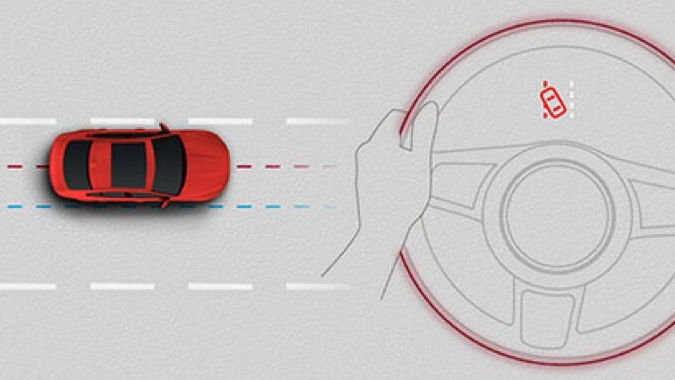 Jaguar lane departure warning