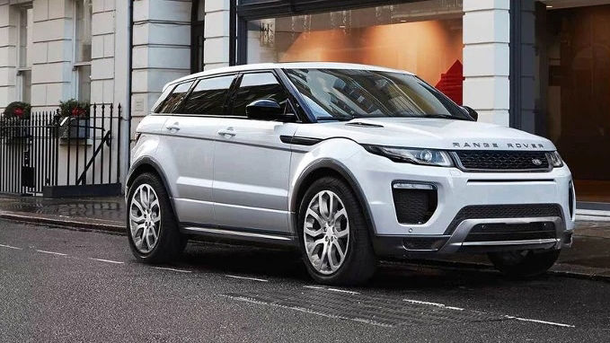 White Range Rover 