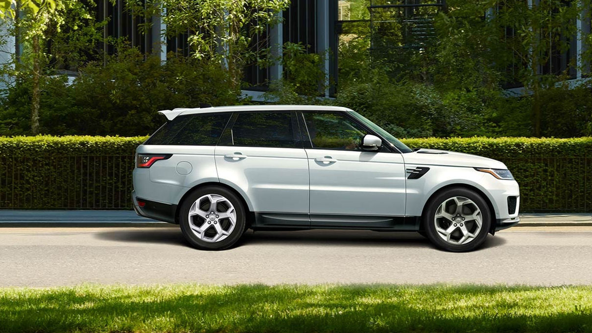 Land Rover Phev Vehicle driving on the road