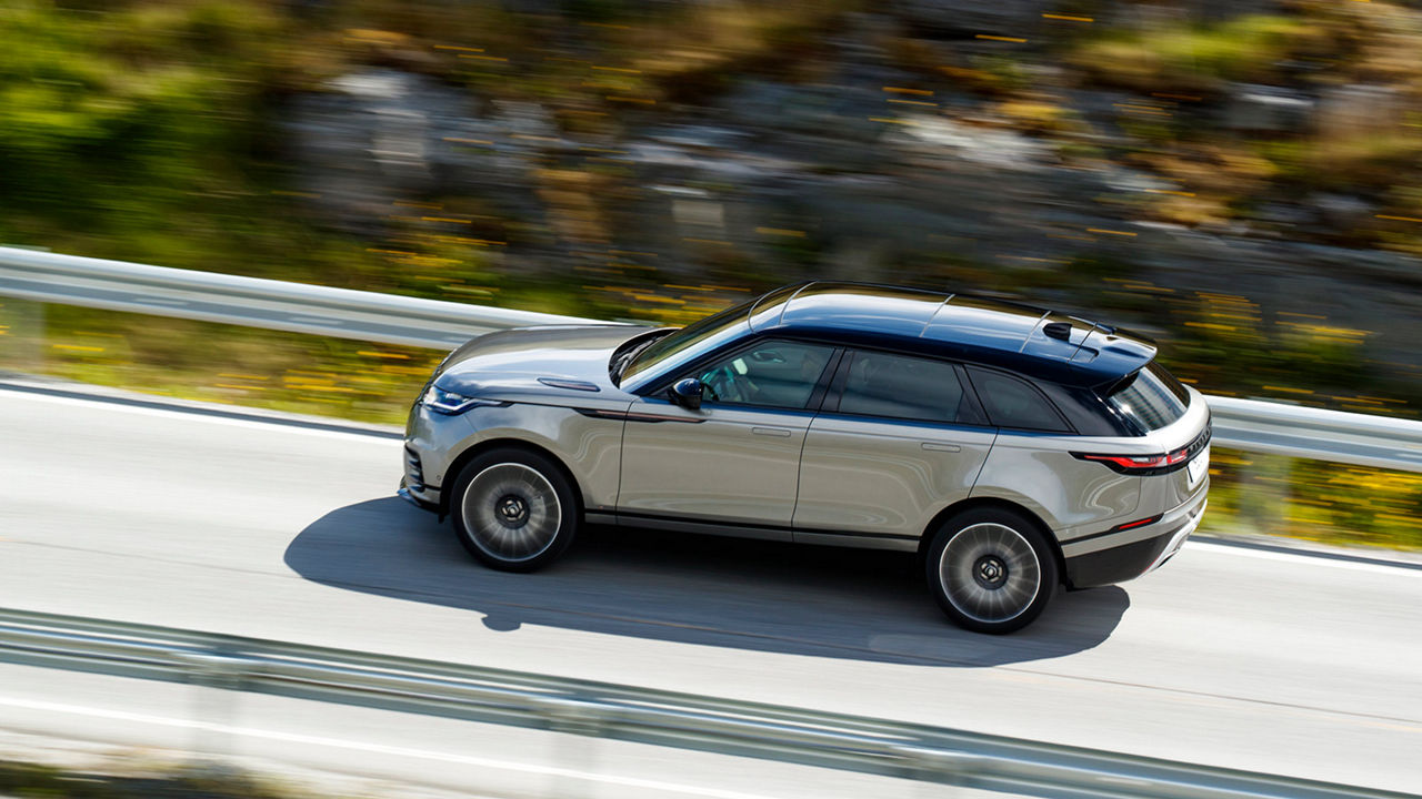 Range rover on road