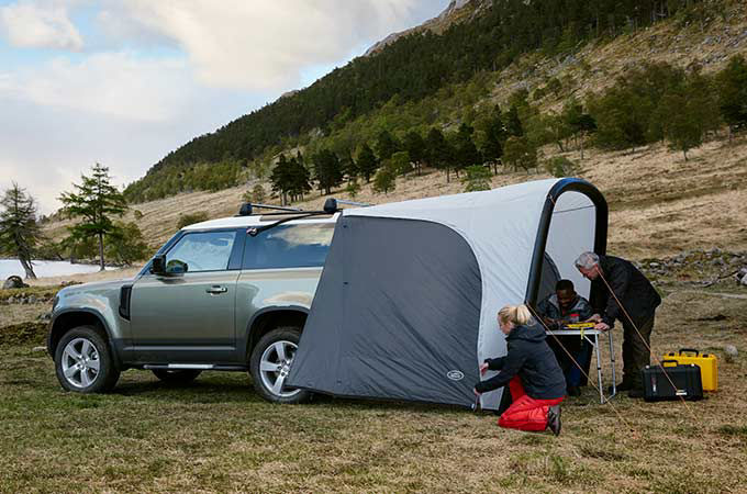 Land Rover Defender inflatable waterproof awning