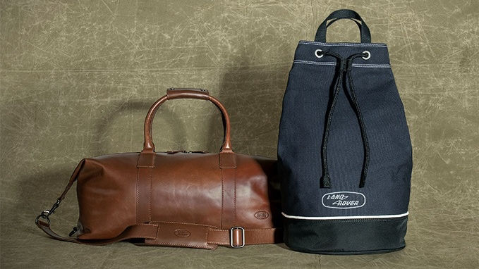 LEATHER WEEKEND BAG AND HERITAGE DUFFLE BAG