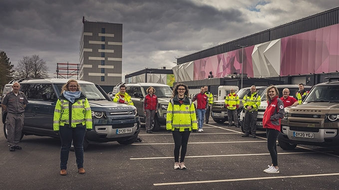 Land Rover and the British Red Cross