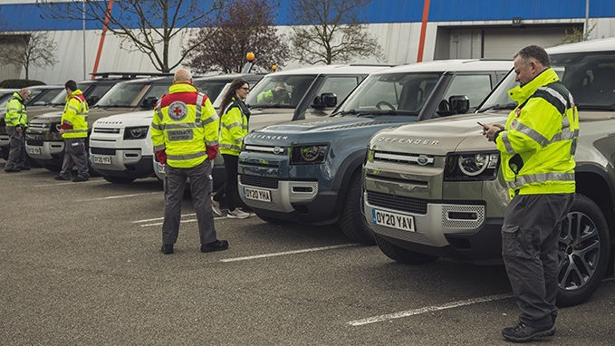 Land Rover and the British Red Cross