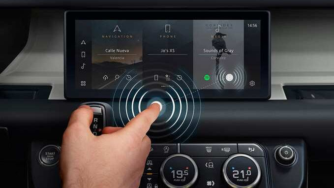 LAND ROVER'S UNIQUE PREDICTIVE TOUCH TECHNOLOGY