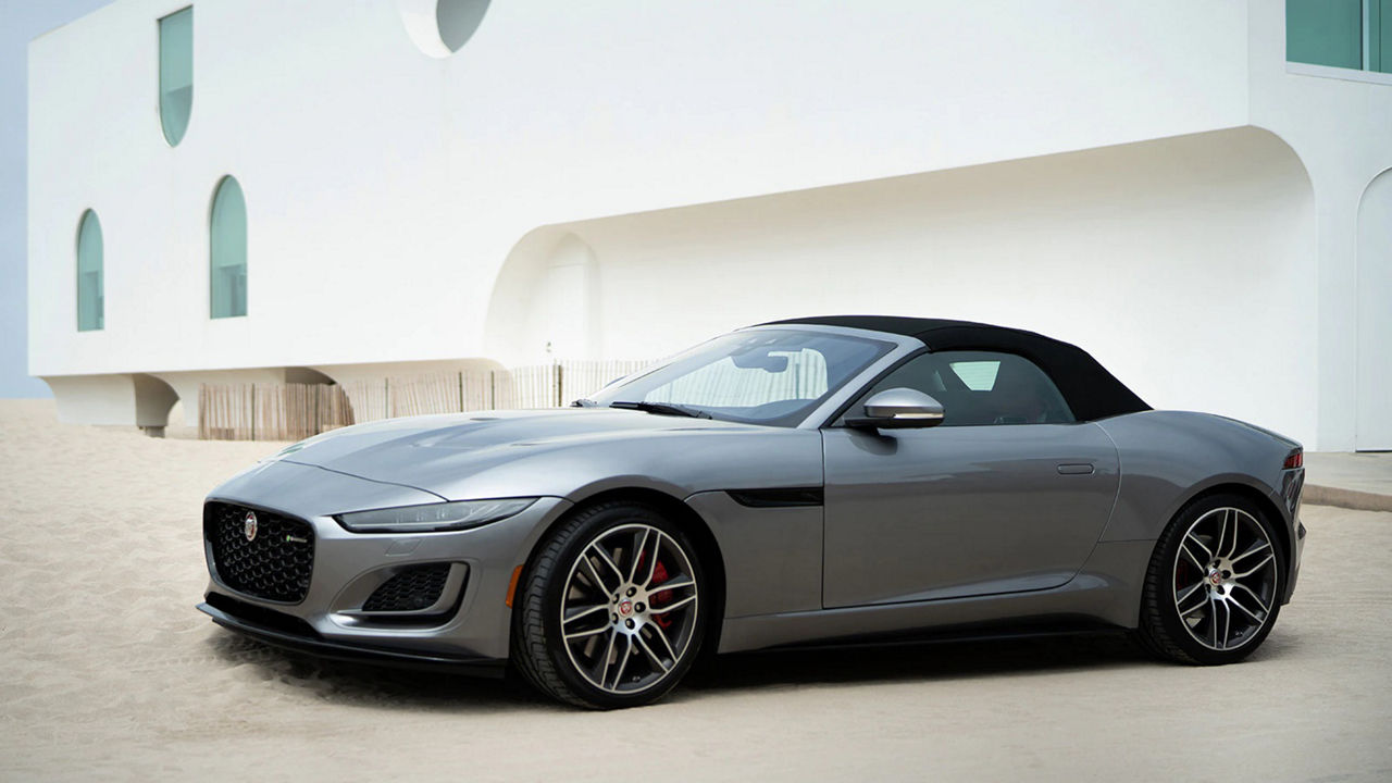 Jaguar f-type convertible. Lean, elegant and beautiful from every angle.