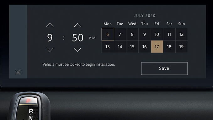 Land Rover Schedule