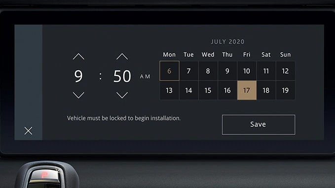 Land Rover Schedule