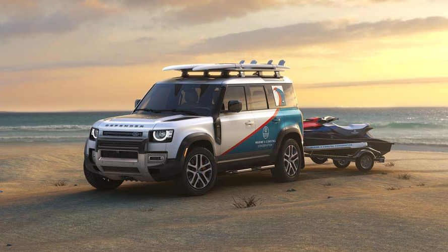 Range rover defender coastal & marine conservation