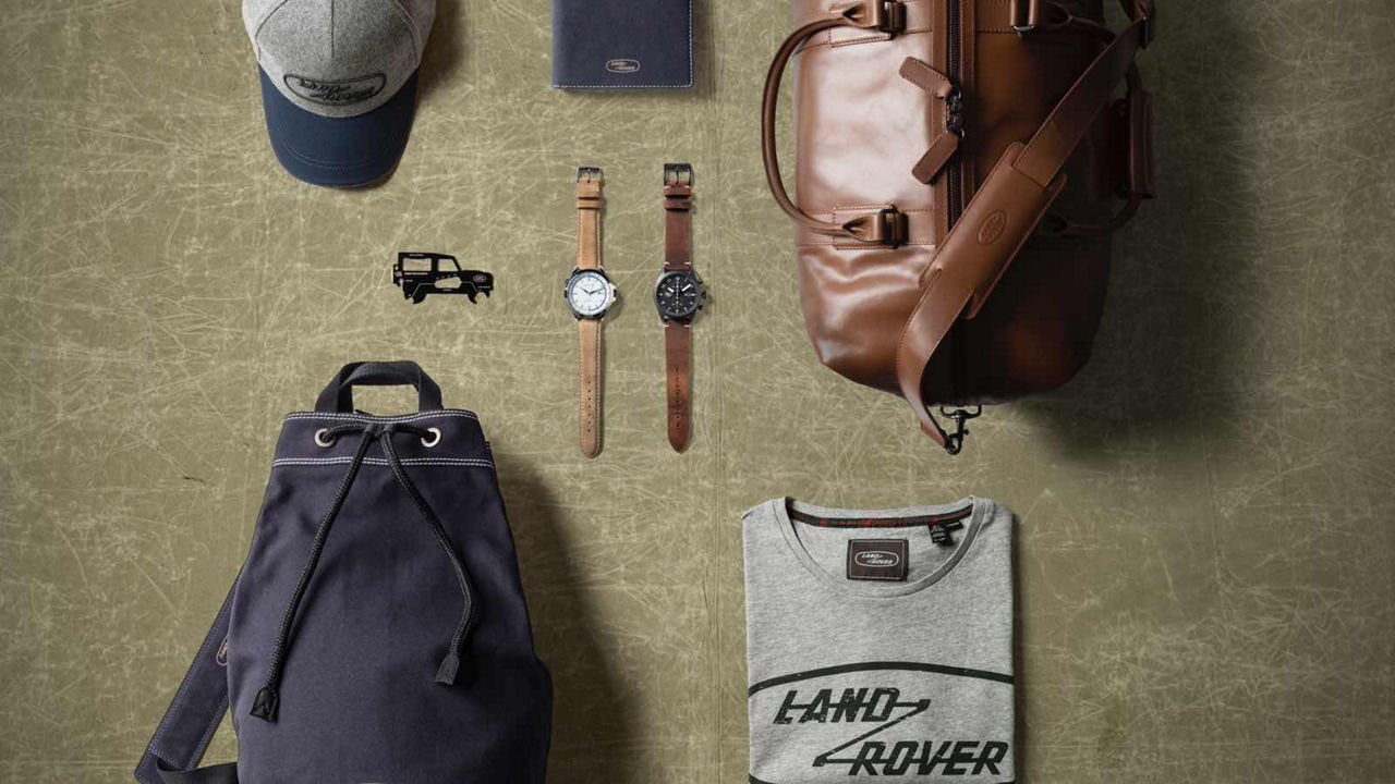 Land Rover branded goods