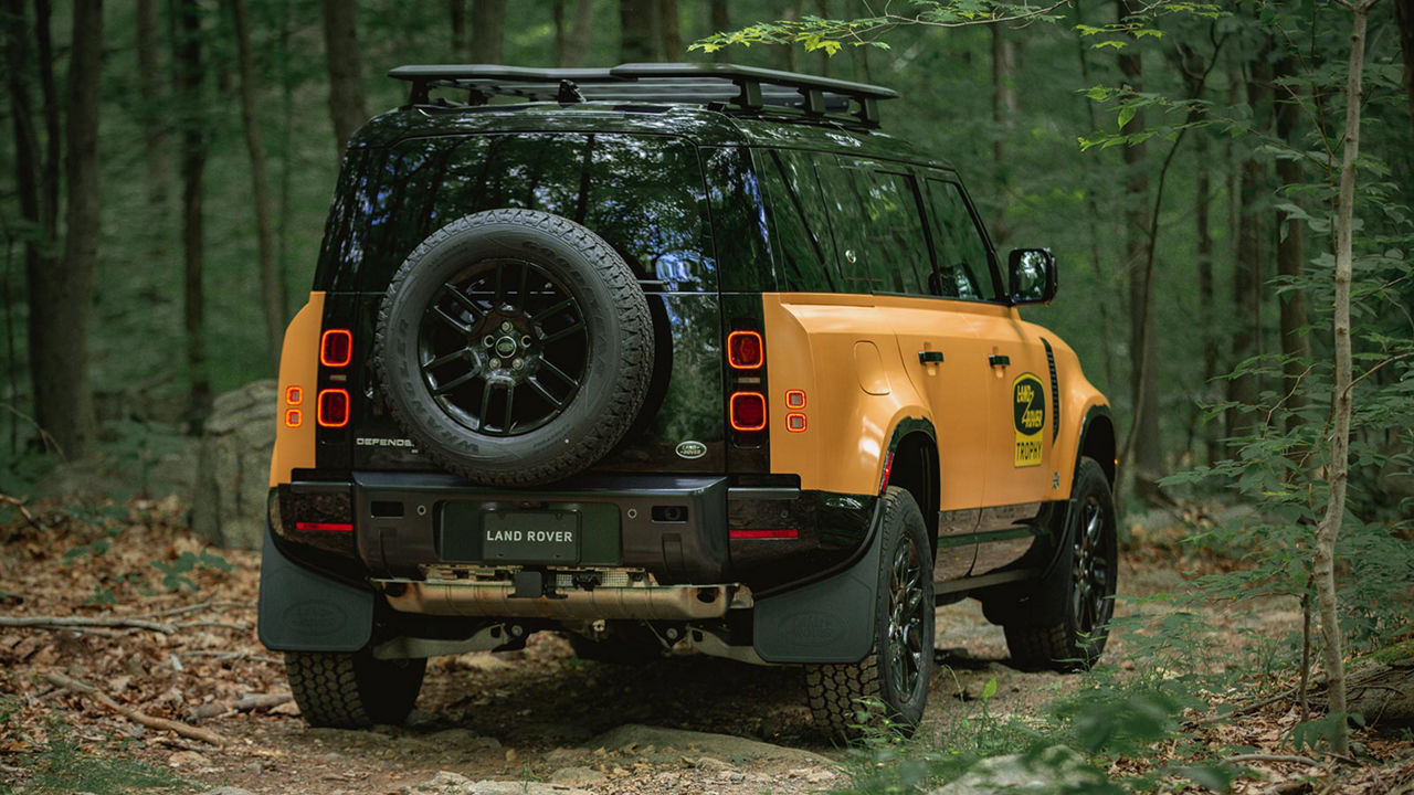 Land Rover Defender Trophy Edition in the country