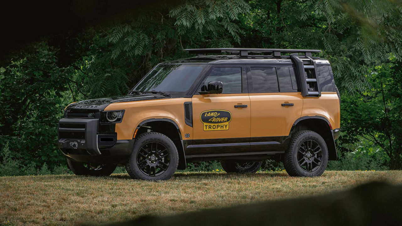 Land Rover Defender Trophy Edition in the country