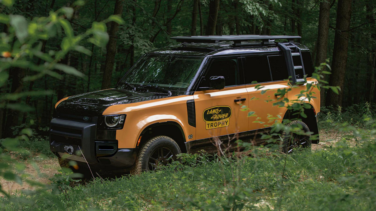 Land Rover Defender Trophy Edition in the country