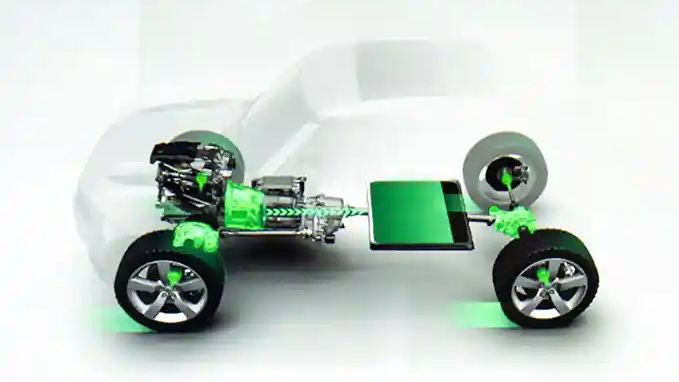 Hybrid engine and wheels