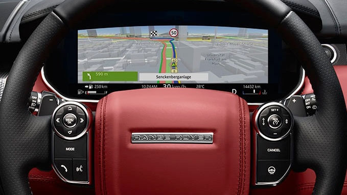 Land Rover Navigation Pro system