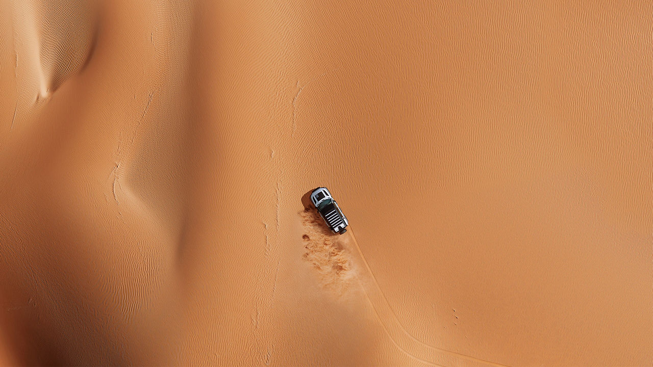 Defender in Thar Desert