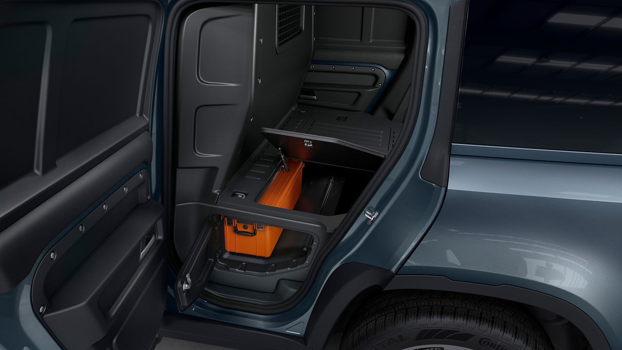 Defender Underfloor Storage