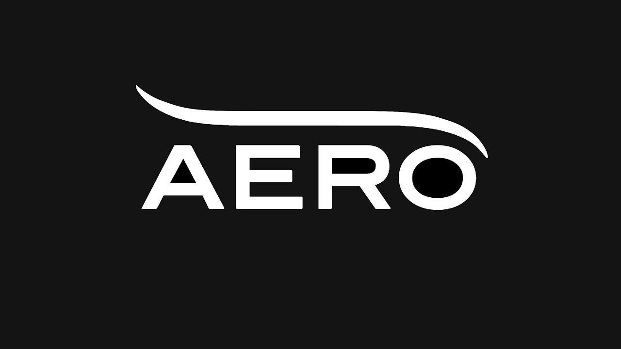 AERO logo on dark