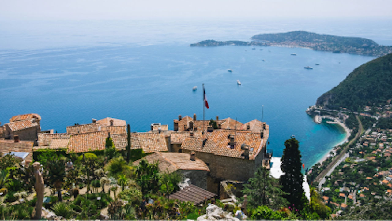 View of Côte d'Azur