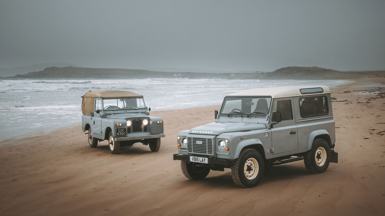 Land Rover Classic Defender Works V8 Islay Edition. 