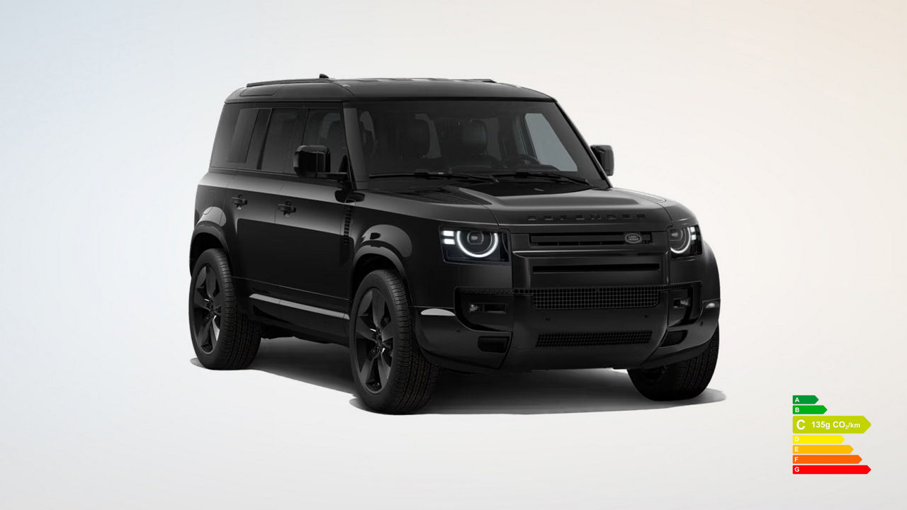 Defender 110 S P400e in Santorini Black