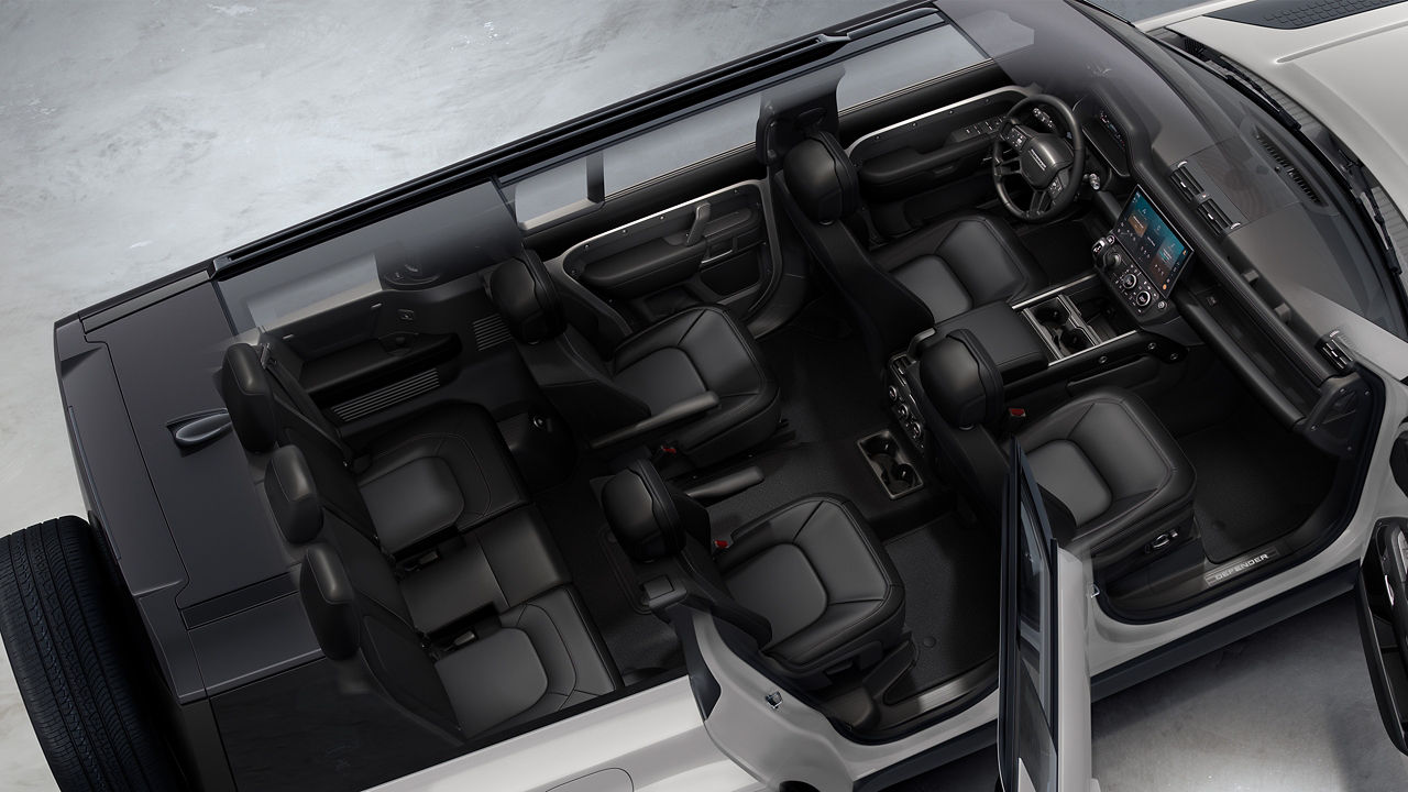 Defender 130 Second row Captains Chairs
