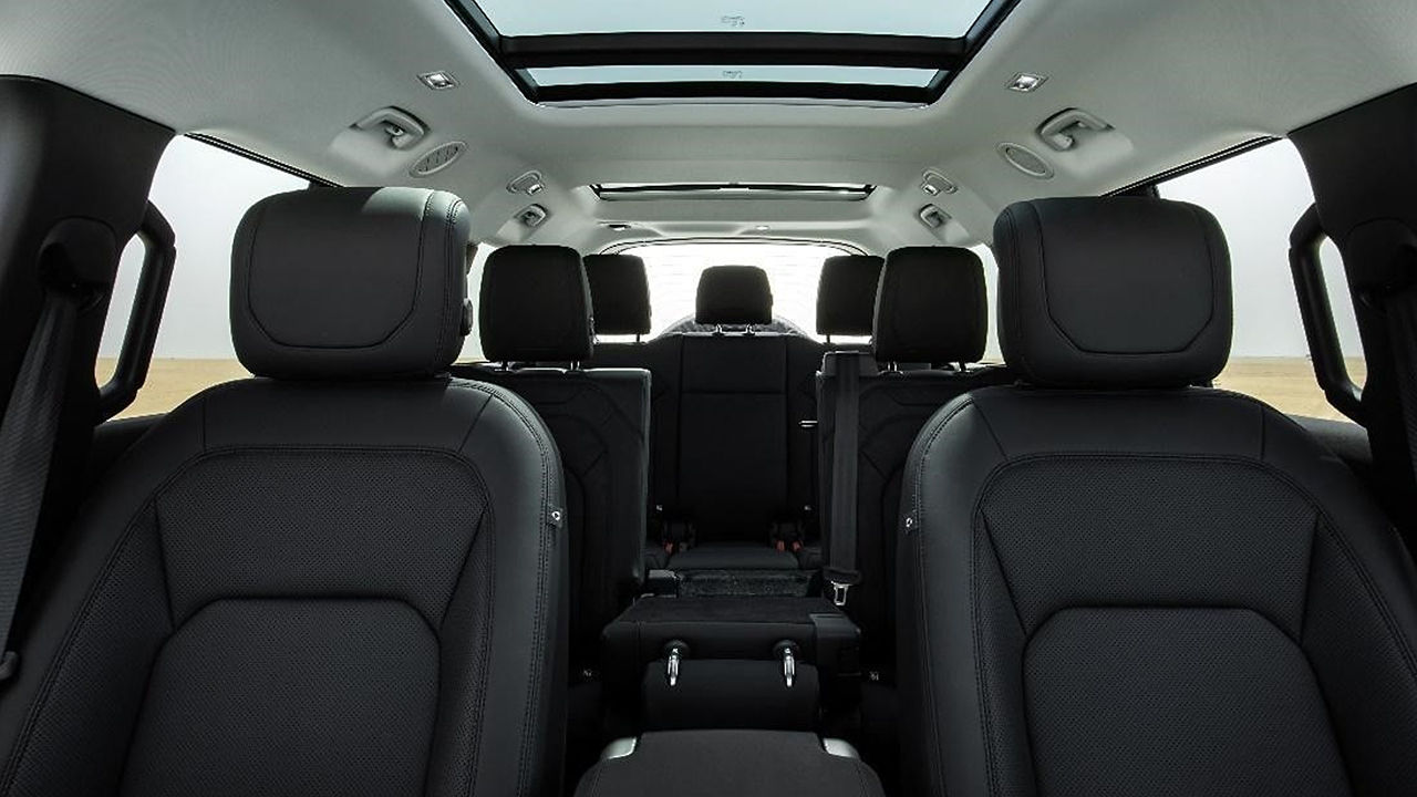 The Land Rover Defender 130 has eight seats (2+3+3) of extra space