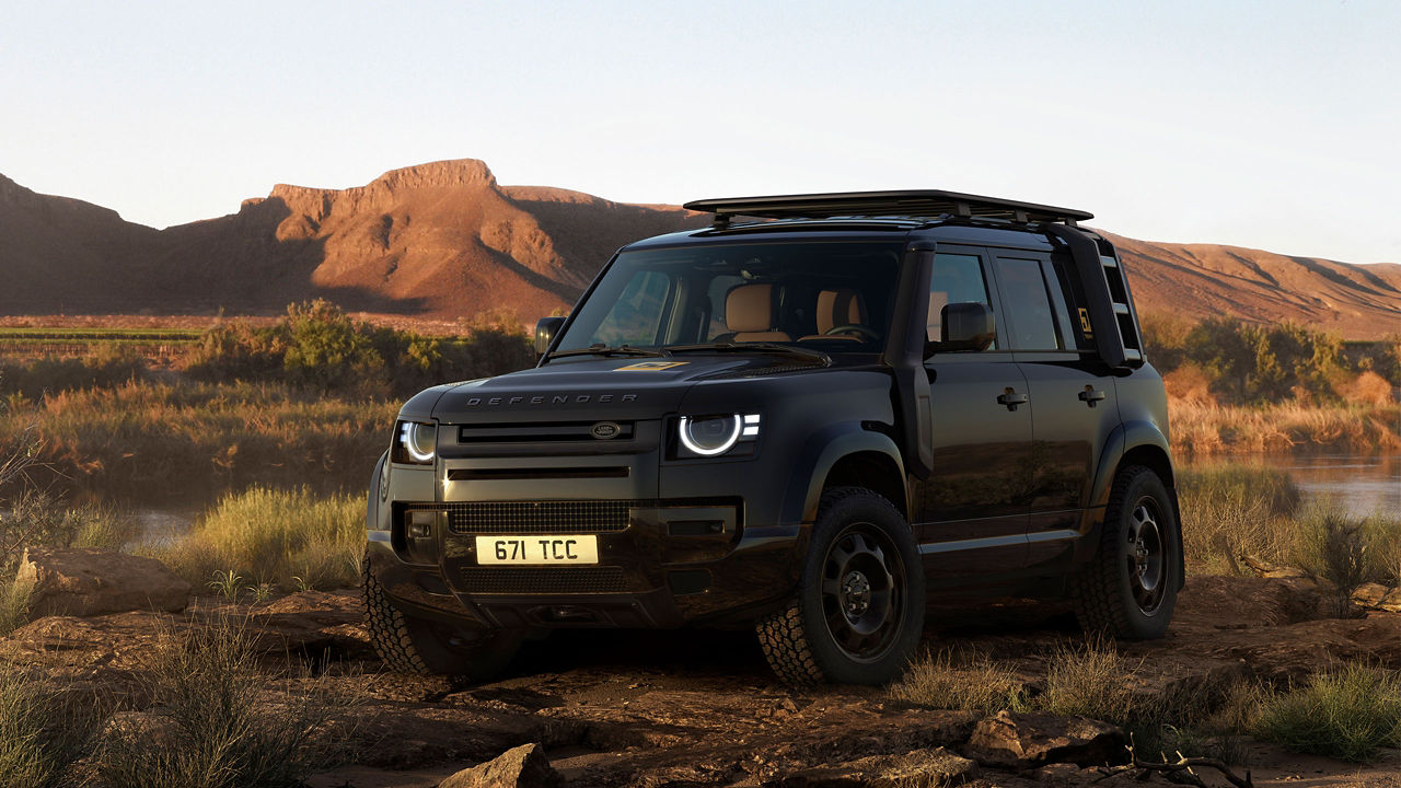 Defender desert landscape