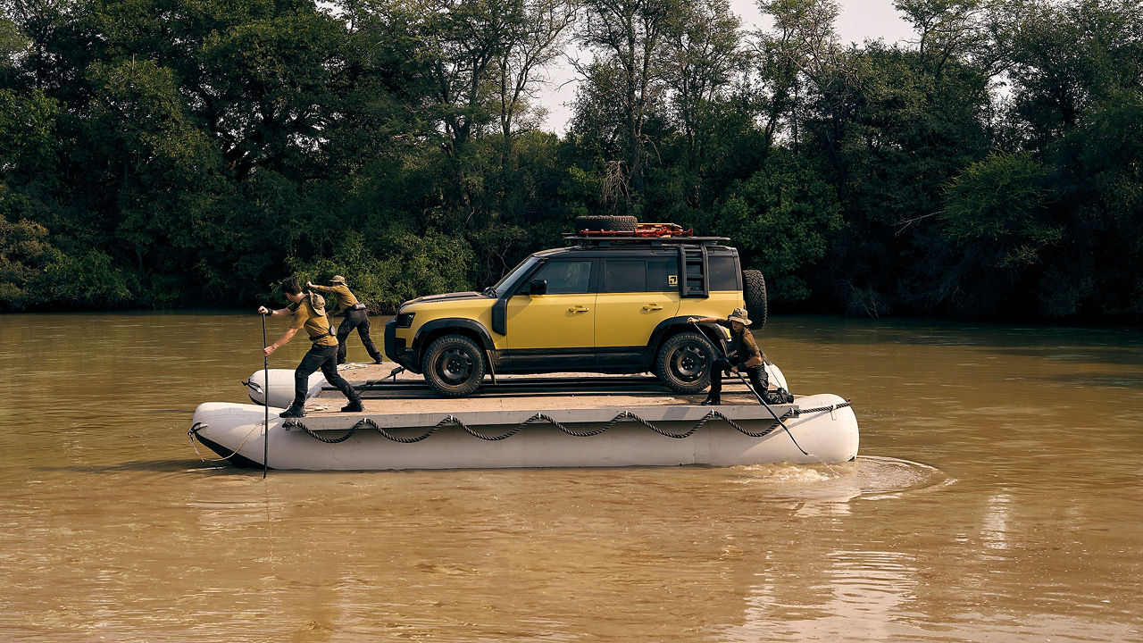 Defender Trophy on Raft