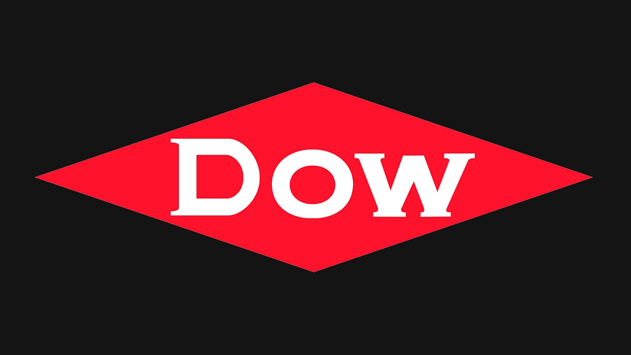 DOW logo on dark