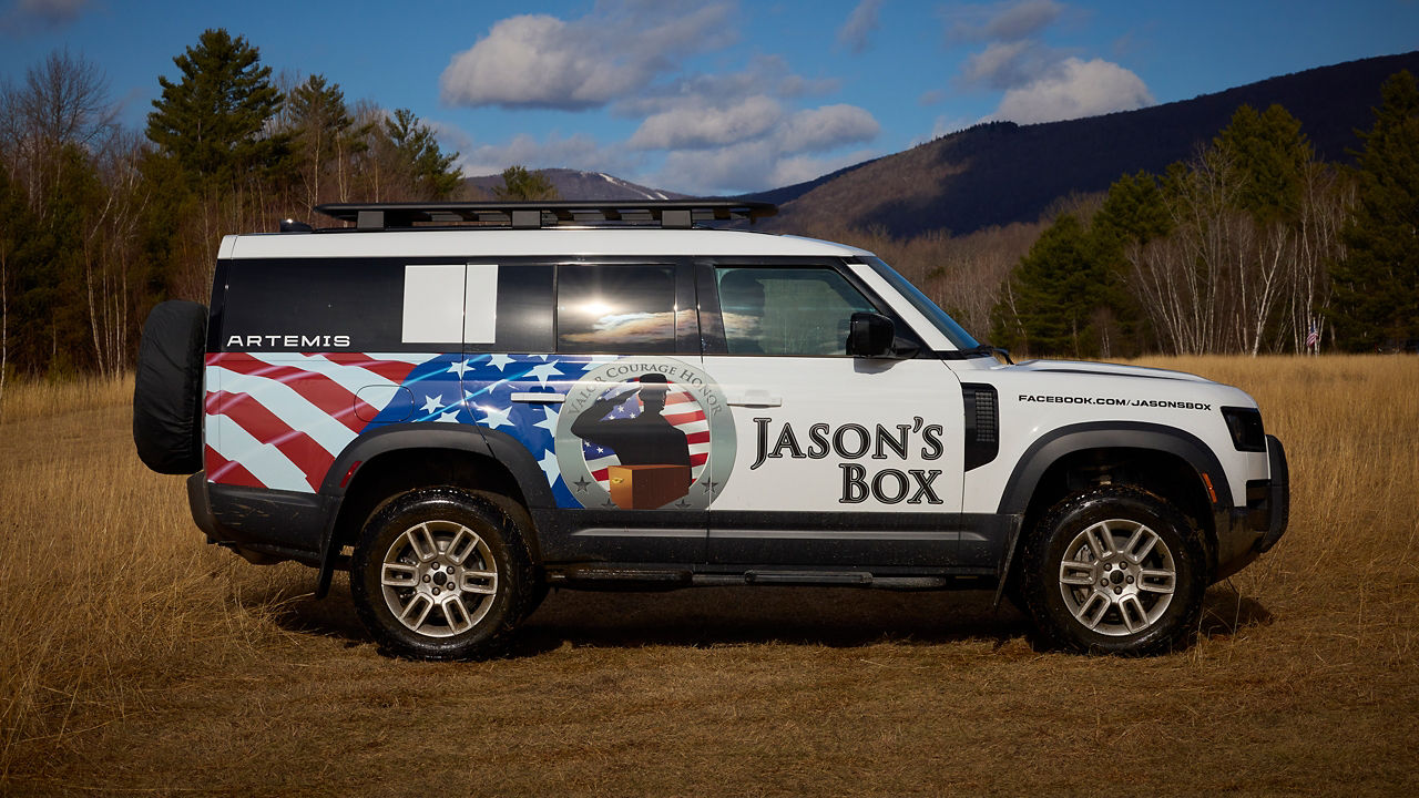 Defender Converted side view