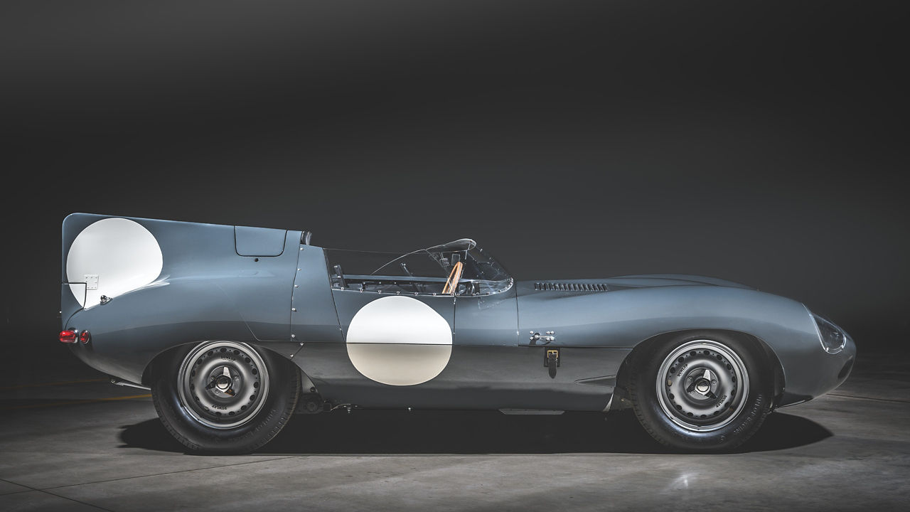Jaguar D-Type Side View