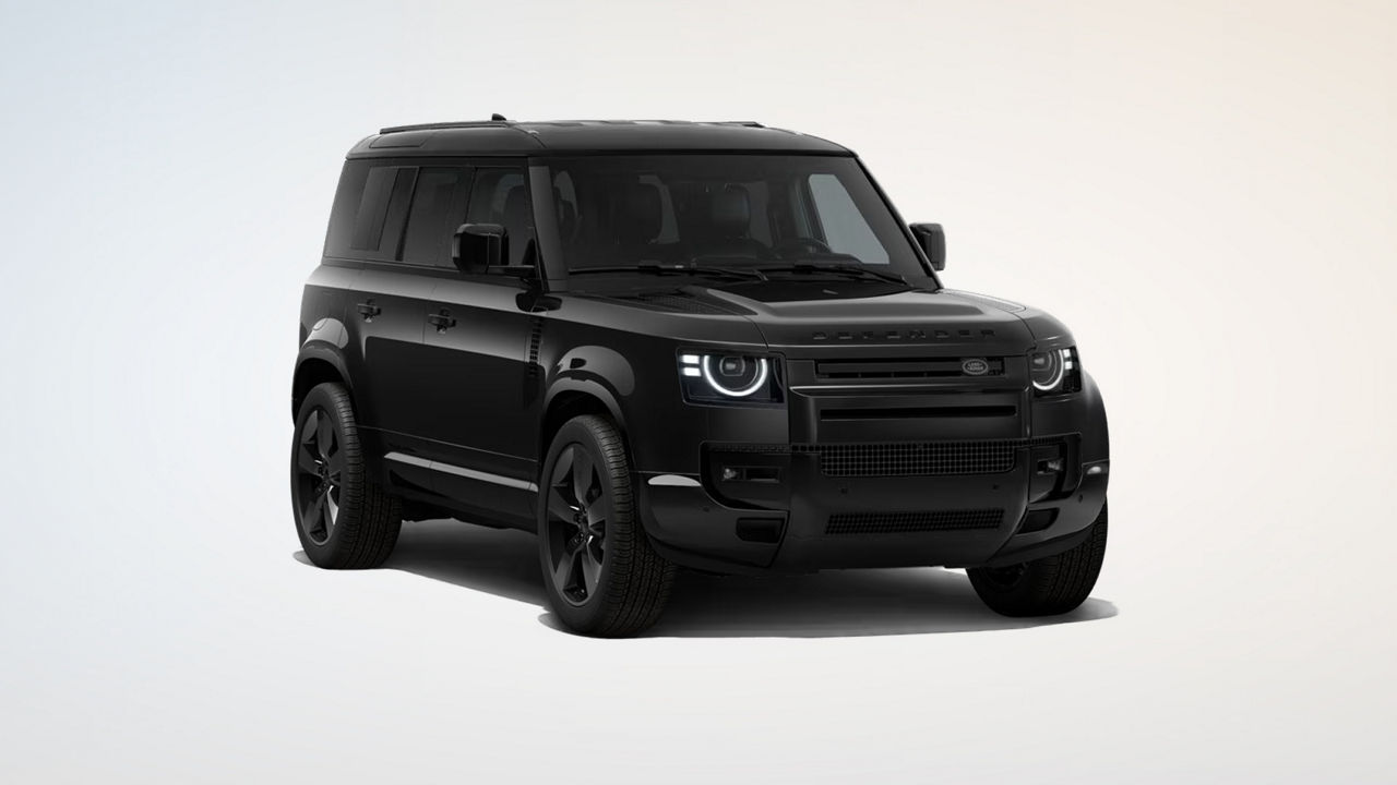 Defender 110 in Santorini Black