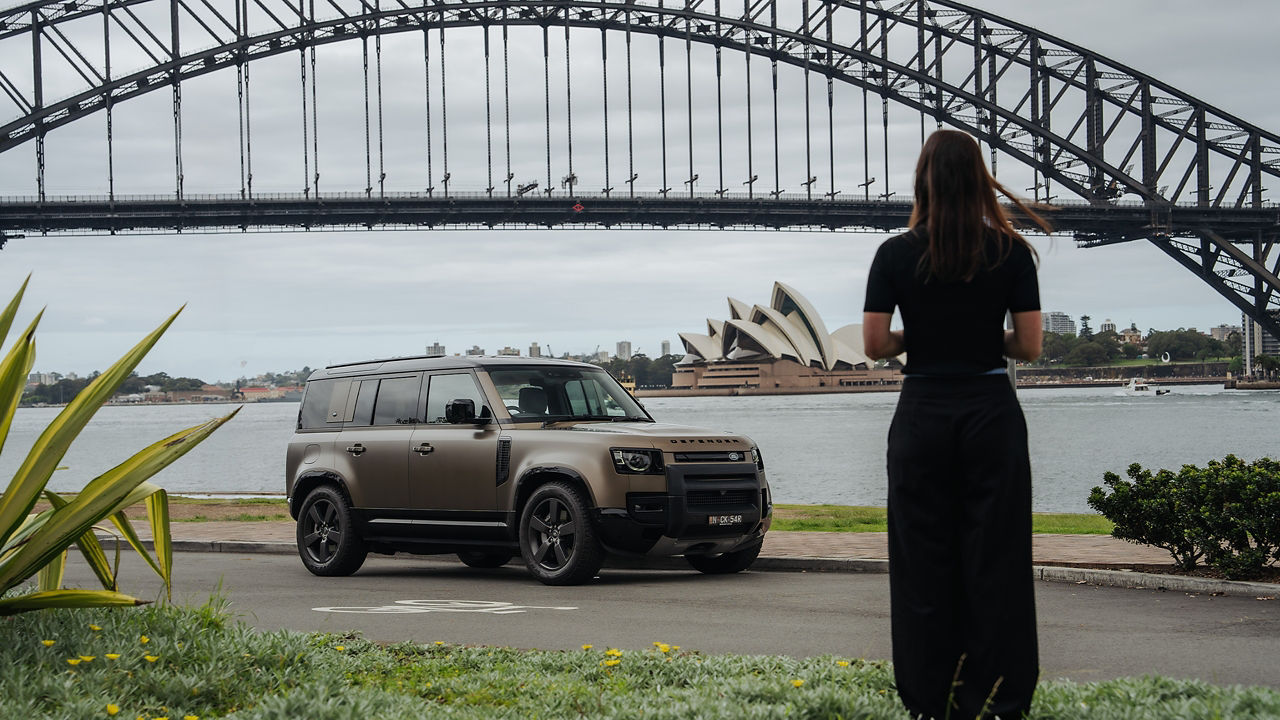 Exploring Sydney with Defender Test Drives