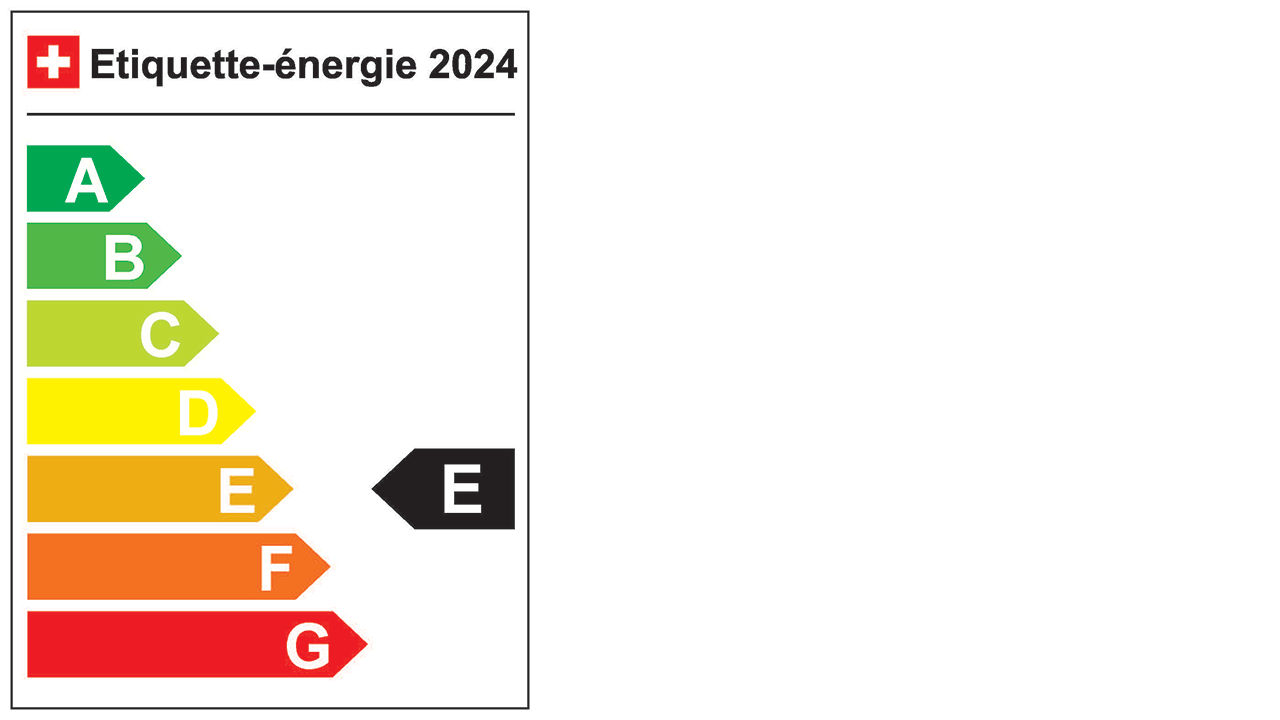 Etiquette-énergie E 2024