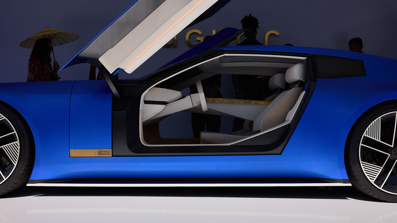 Future jaguar side view